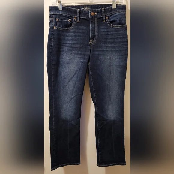 Lucky Brand Dark Blue Ankle Jeans - Picture 1 of 14
